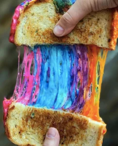 Rainbow Grilled Cheese
