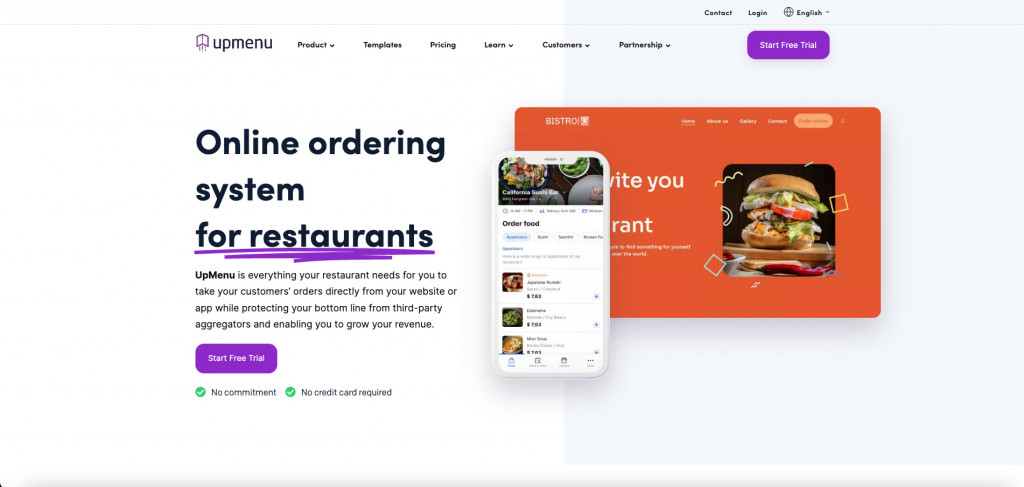 UpMenu.com - Homepage