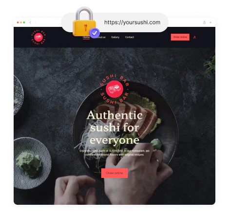 Restaurant website