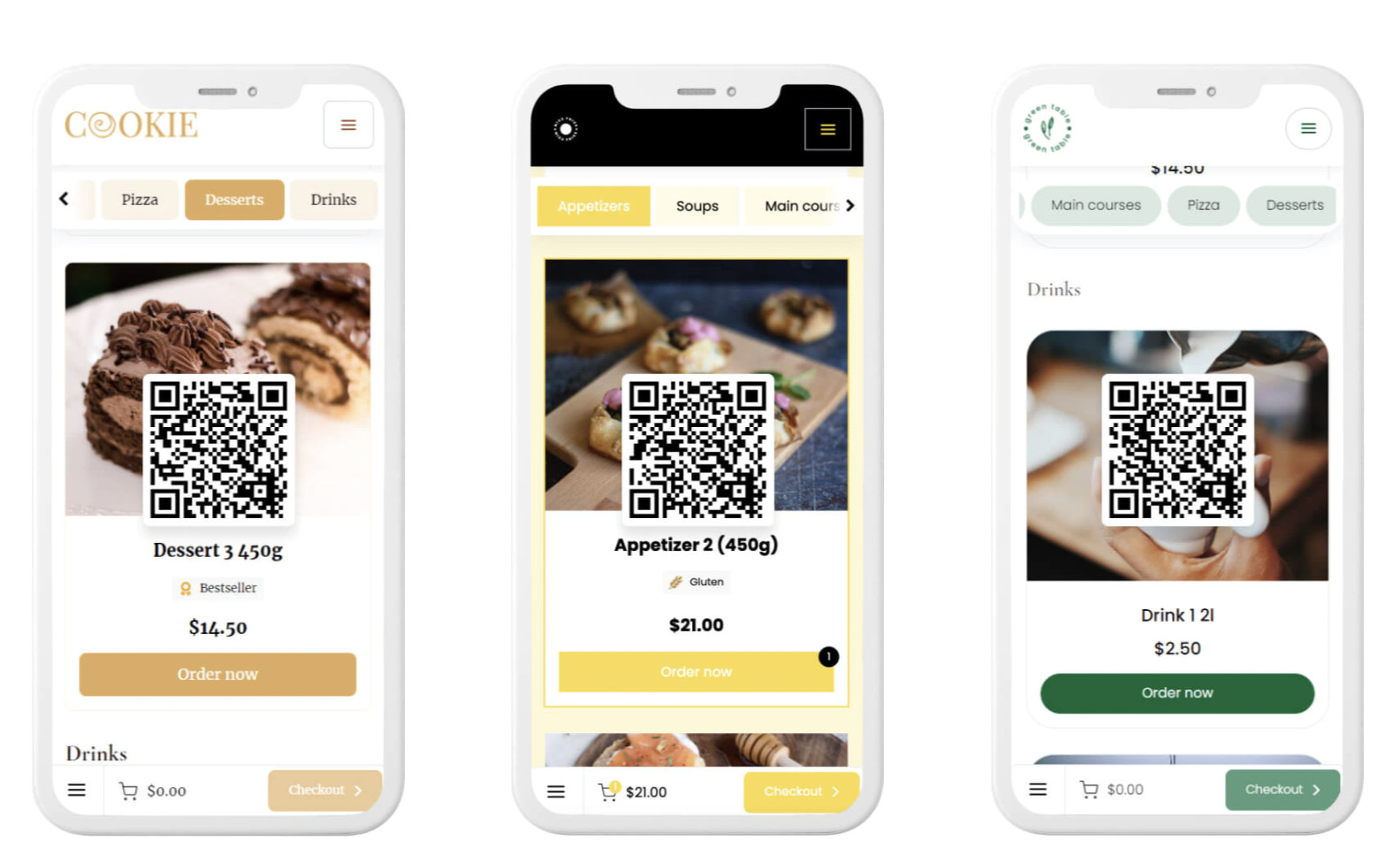 restaurant digital marketing - build a QR code menu for restaurants with UpMenu QR code menu builder