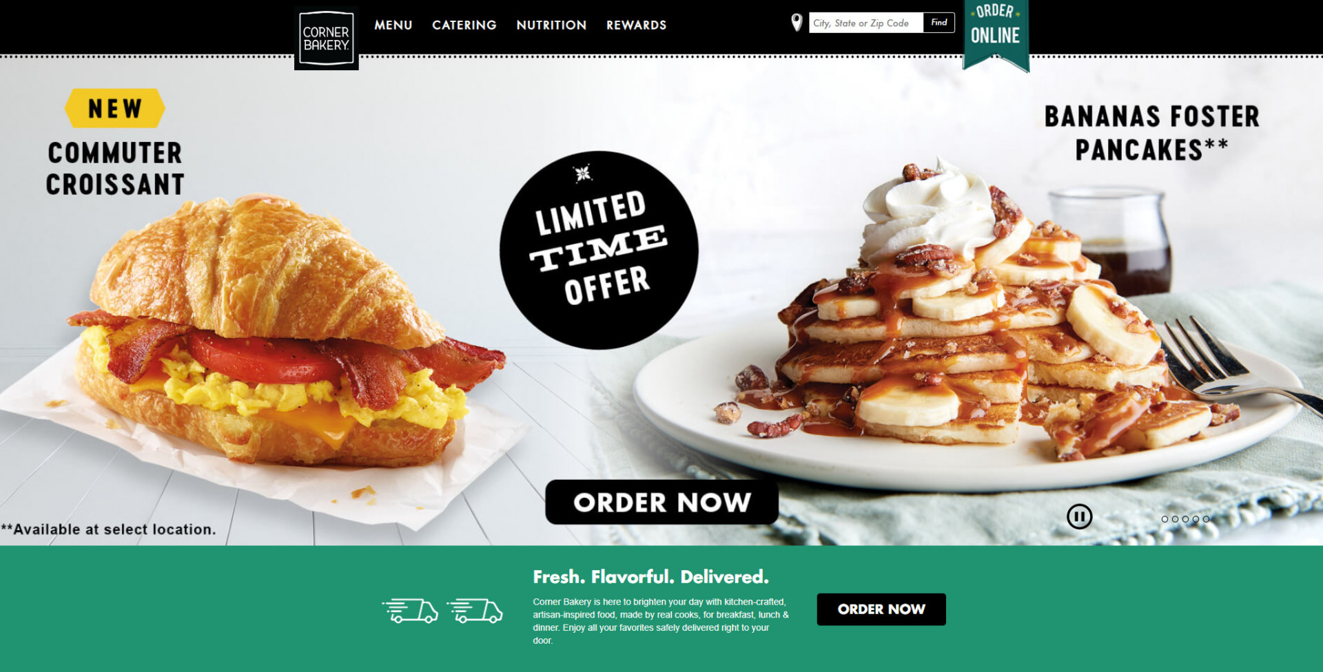 An example of the best restaurant website for restaurants that serve breakfast