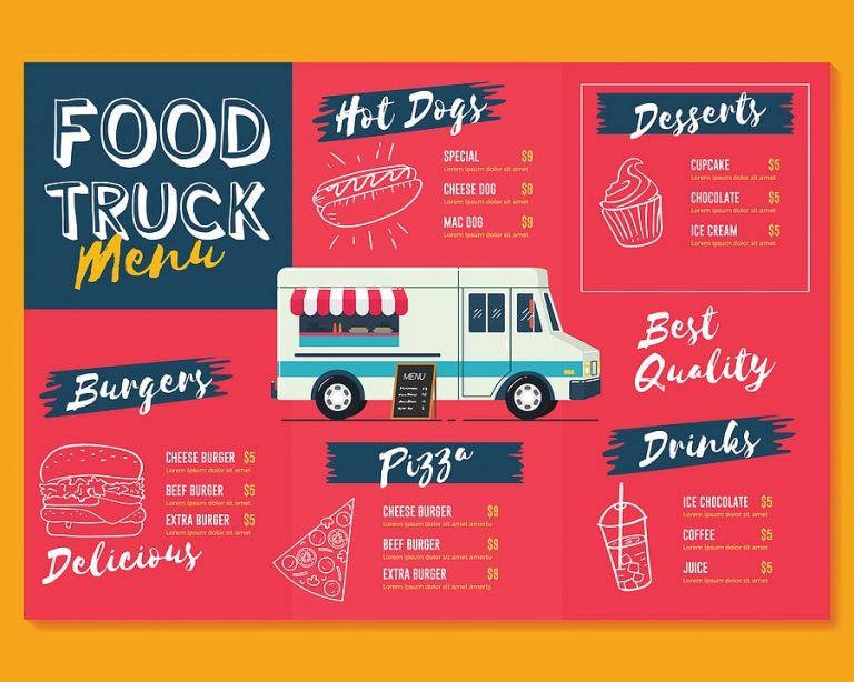When creating a food truck start-up business plan, make sure your branding is concise