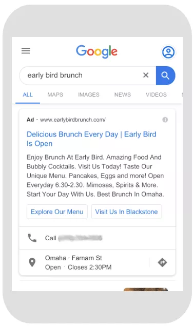ghost kitchen startup cost google ads advertising