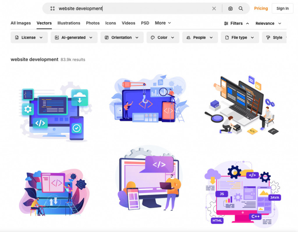 Photo stock marketplace