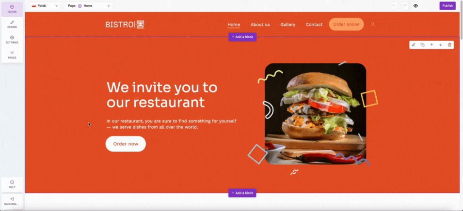 Restaurant S E O - Heading optimization with UpMenu website builder