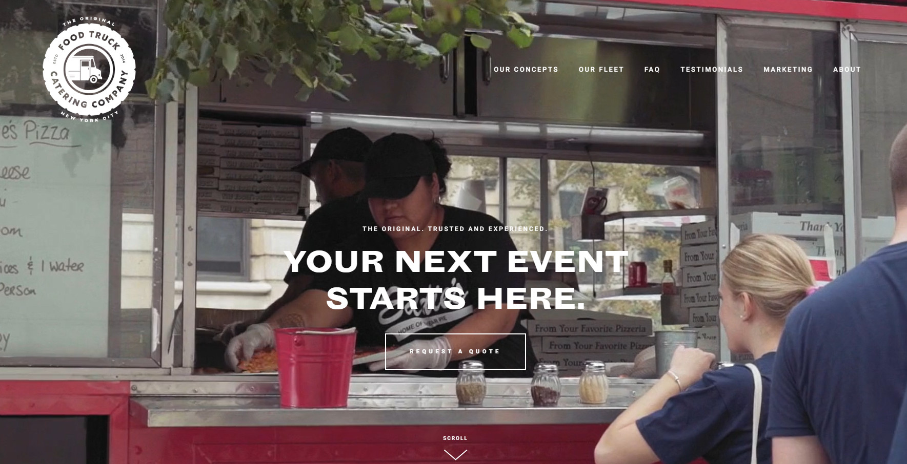 18 food truck websites example Food Truck Catering Company