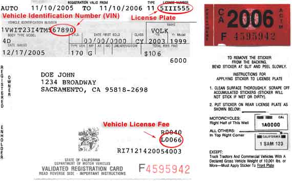 how to start a food truck - vehicle registration example