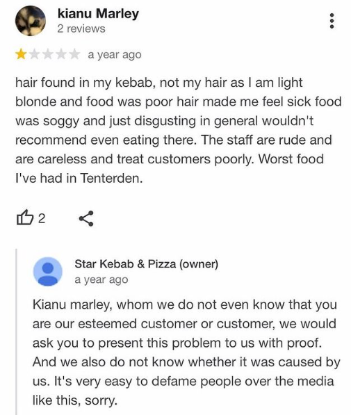 bad restaurant reviews examples11