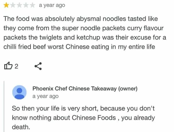 bad reviews of restaurants12