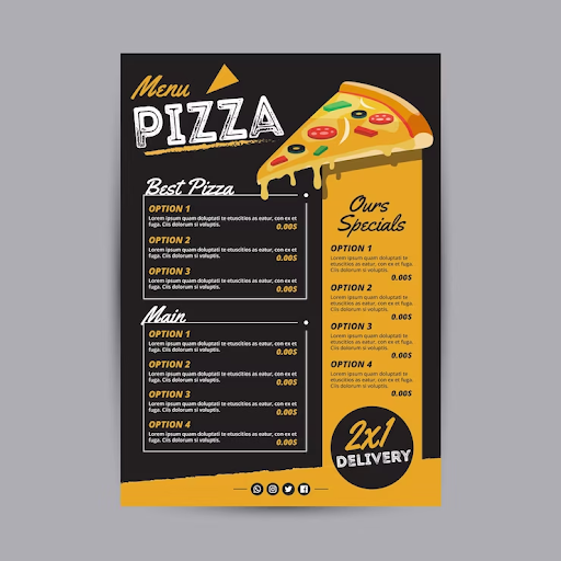 Use creative restaurant menu designs to make your menu stand out