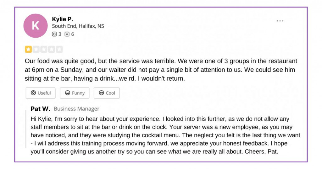 examples of bad restaurant reviews17