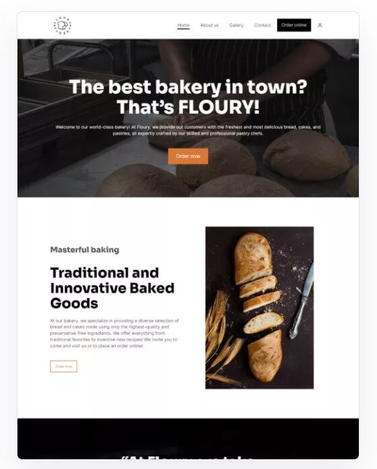 how to start a bakery - bakery website 