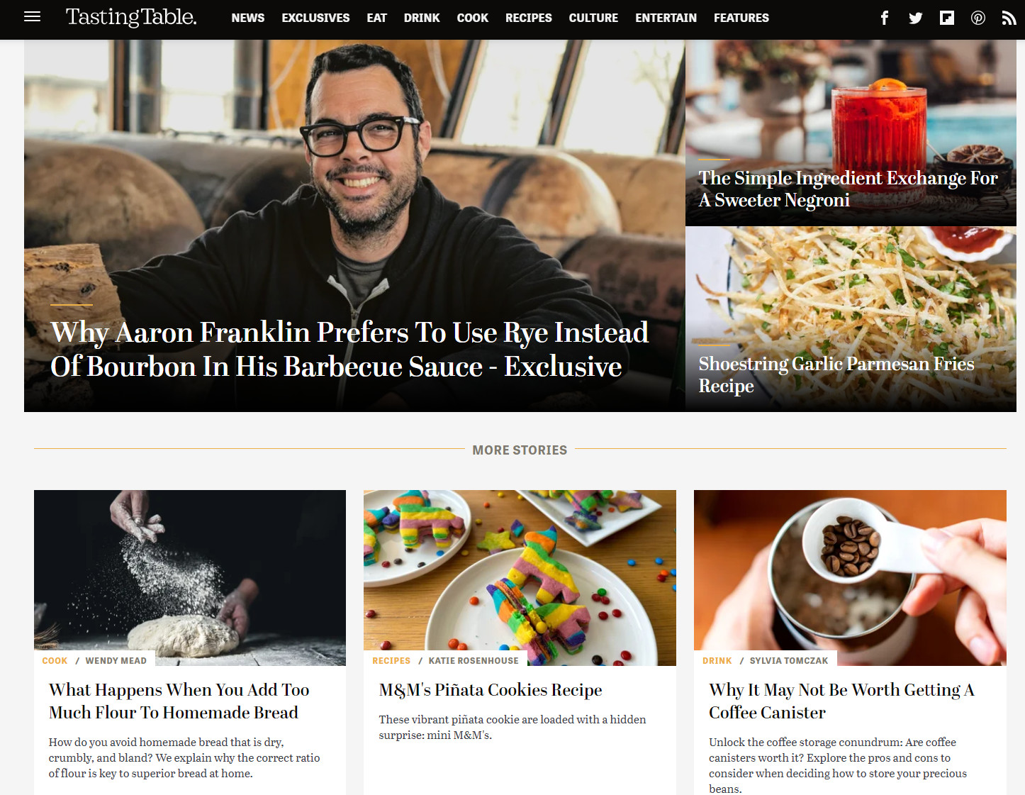 his food blog goes above and beyond by bringing readers the latest happenings in the food service industry
