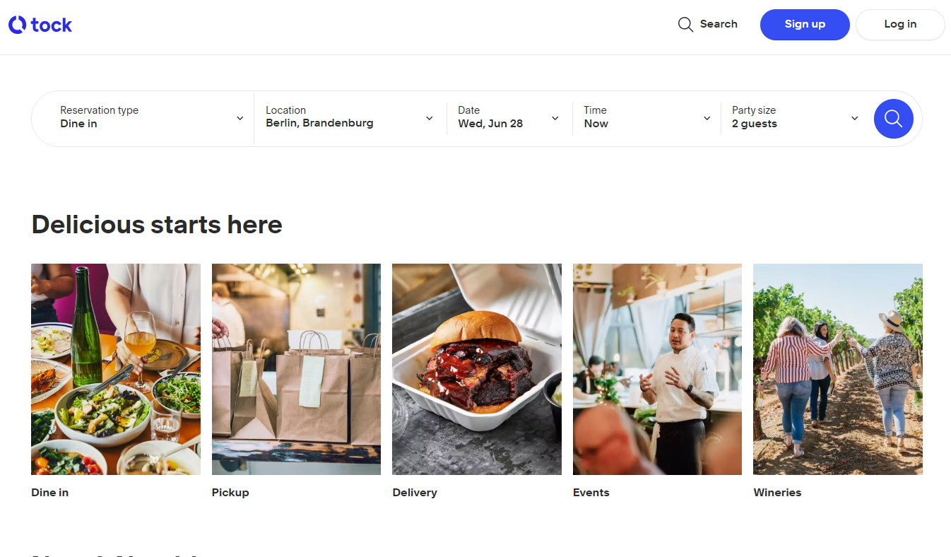 Tock is an online waitlist that makes finding local restaurants a breeze