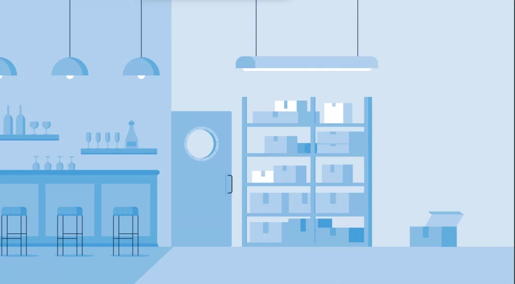 Restaurant Inventory Management - visualization of kitchen storage
