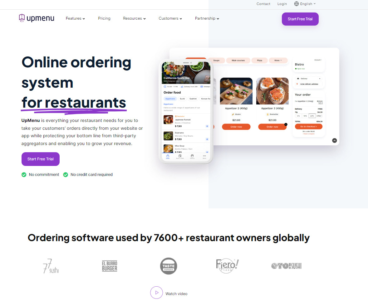 UpMenu is one of the best restaurant waitlist apps