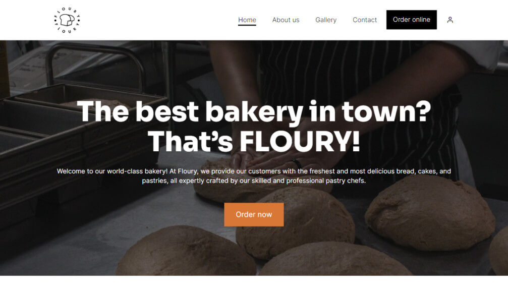 Bakery website template-1