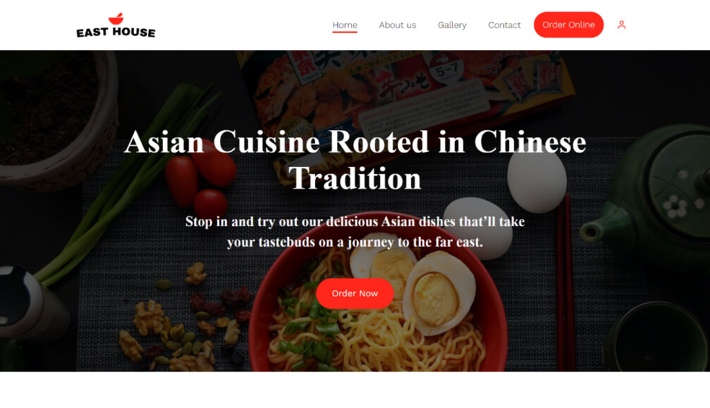 Thai restaurant website template-1