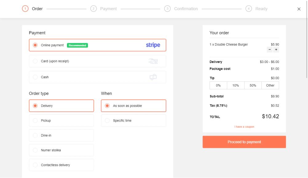 food truck ordering system 1.2