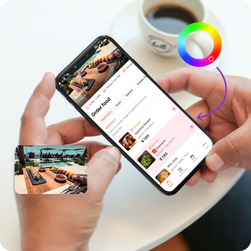 White label delivery customization options