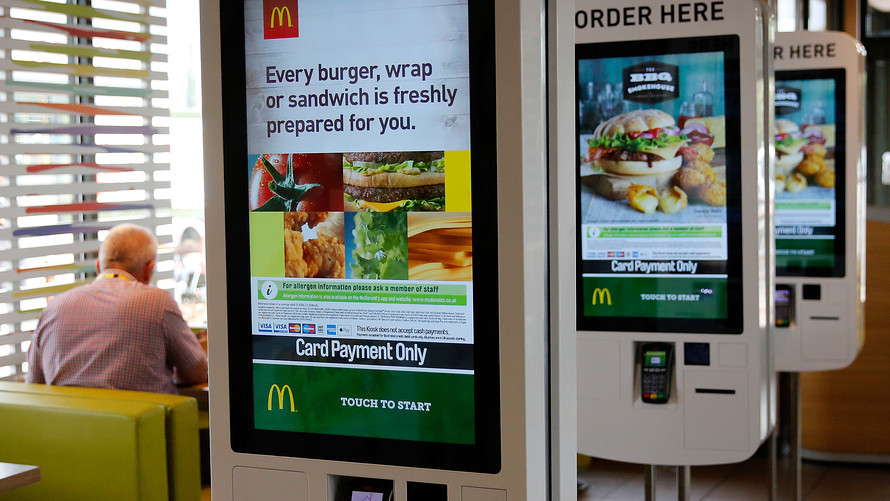 restaurant technology trends - self-order kiosks