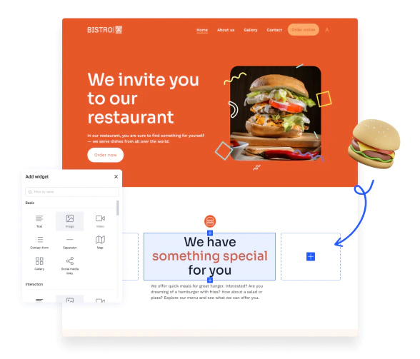 restaurant technology trends - restaurant website builder