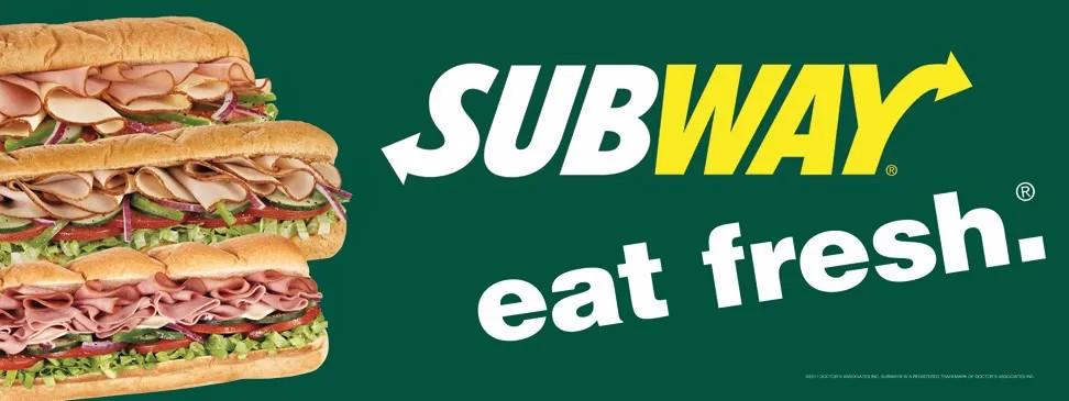 restaurant advertising - subway eat fresh