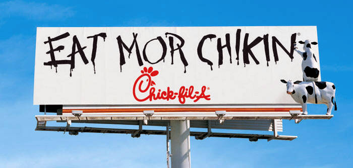 restaurant advertising - Chick-fil-A-campaign