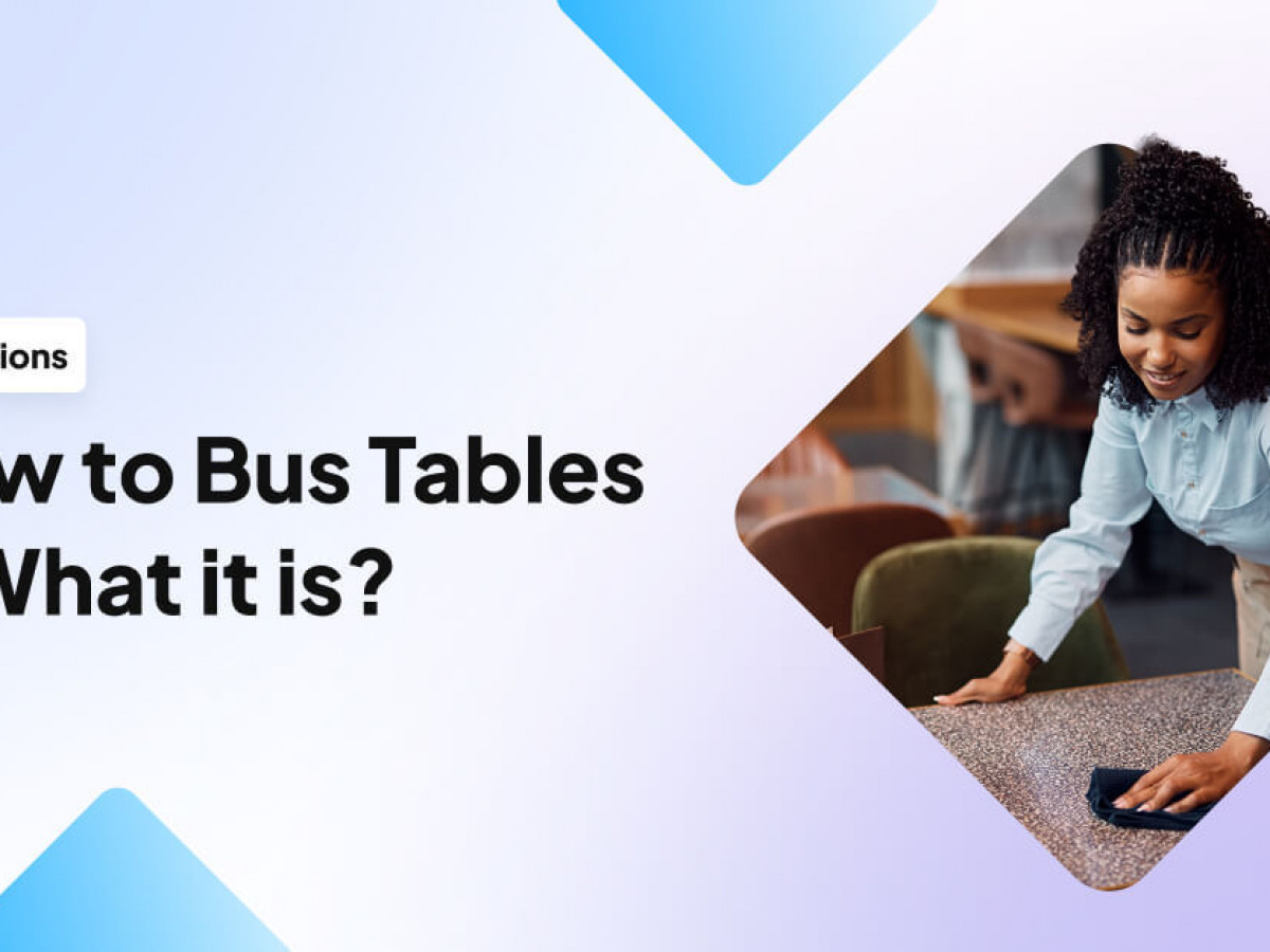 Bussing Tables Definition Matttroy