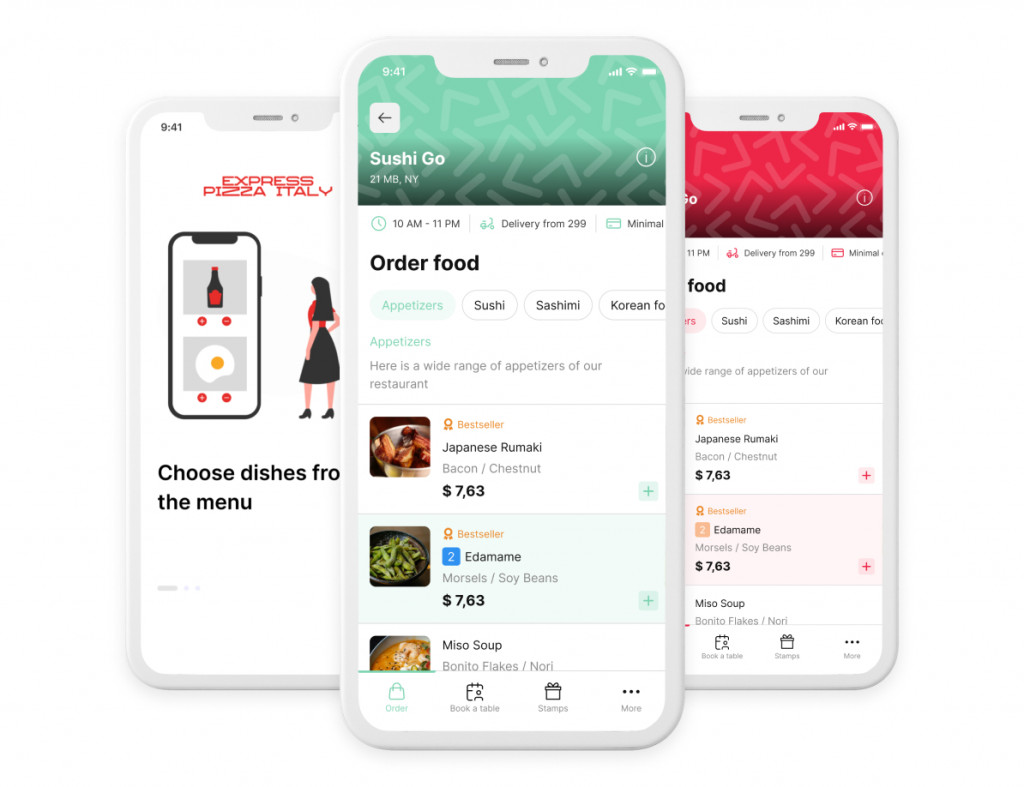 A white label delivery app example