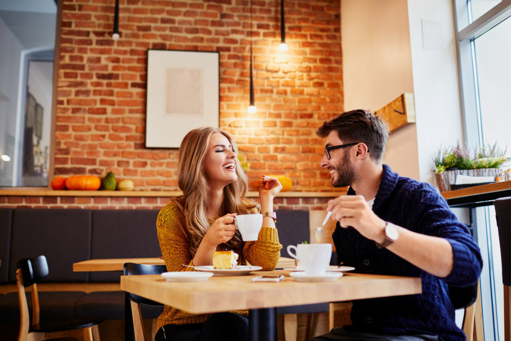 buying a coffee shop - people drinking coffee