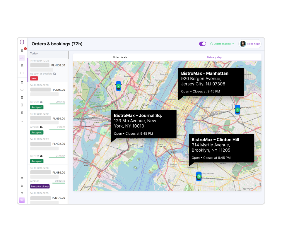 Multi-restaurant delivery software from UpMenu