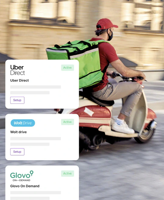 Third-party delivery services
